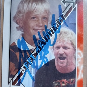 Jeff Jarrett Authentieke Ondertekende Kaart TNA 2008