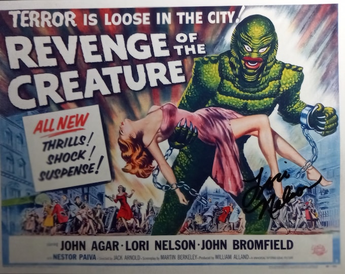 Lori Nelson 8.5x11 Authentic Vintage Signed Photo W/ A1COA Authentication - Revenge Of The Creature - Black Lagoon