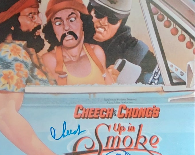 Cheech & Chong 11x14 Authentic Dual Signed Photo W/ JSA COA - Up In Smoke