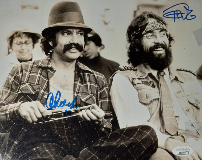 Cheech & Chong 8x10 Authentic Dual Signed Photo W/ JSA COA