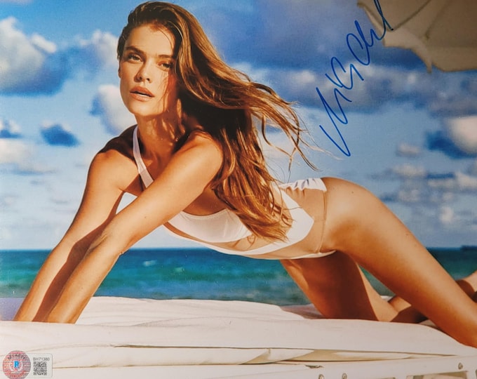 Nina Agdal Authentic Signed 8x10 Photo W/ Beckett BAS COA