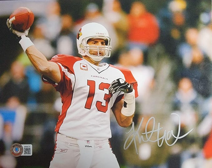 Kurt Warner Authentic Signed 8x10 Photo W/ Beckett BAS COA