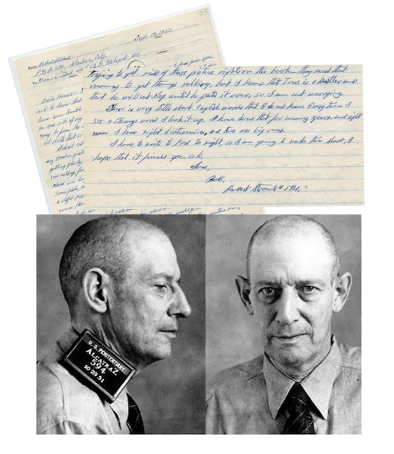 Robert Stroud birdman of Alcatraz 1957 Authentic Etsy