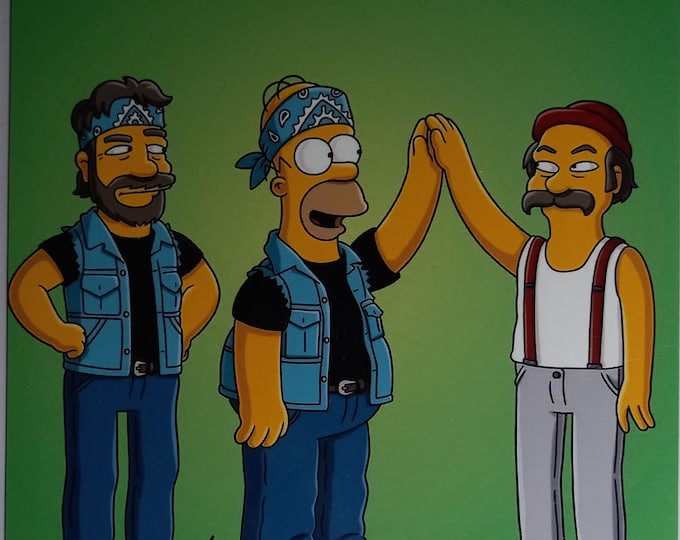 Tommy Chong 8x10 Authentic Signed Photo W/ PSA COA - The Simpsons