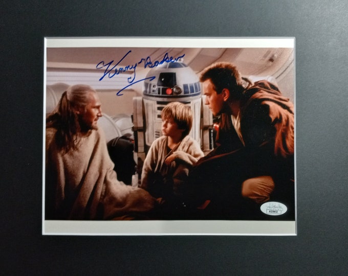 Kenny Baker 8x10 Authentic Signed Photo With An 11x14 Frame Ready Matting + (2) 3rd party Authentications - Star Wars - R2-D2