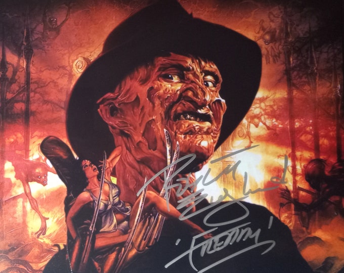 Robert Englund Authentic Signed 8x10 Photo W/ Lighthouse COA - Freddy Krueger - Wes Cravens: A Nightmare On Elm Street + Inscription