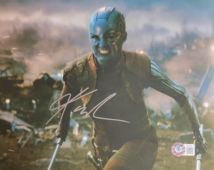 Karen Gillan Authentic Signed 8x10 Photo Beckett BAS COA Guardians Of The Galaxy