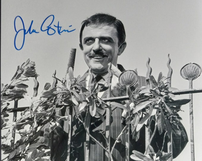 John Astin Authentic Signed 8x10 Photo W/ Lighthouse COA - Private Signing 06/2003 - Addams Family - Batman - Evil Roy Slade - Frighteners