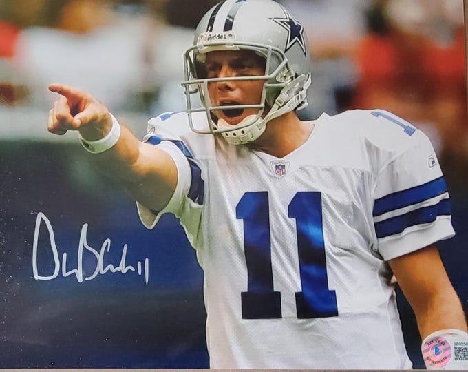 Drew Bledsoe Authentic Signed 8x10 Photo W/ Beckett BAS COA Dallas Cowboys #11