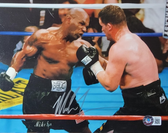 Mike Tyson Authentic Signed 8x10 Photo W/ Beckett BAS COA