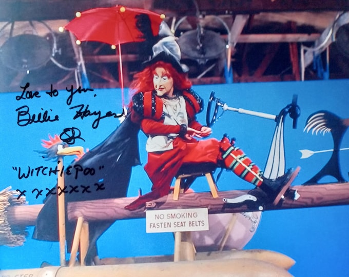 Billie Hayes 8 1/2"x11" Vintage Authentic Signed Photo W/ 3rd Party COA Authentication - Witchiepoo H.R. Pufnstuf