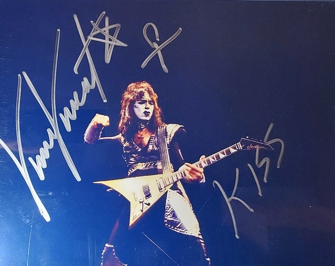 Vinnie Vincent 11x14 Authentic Signed Photo W/ ACOA - KISS