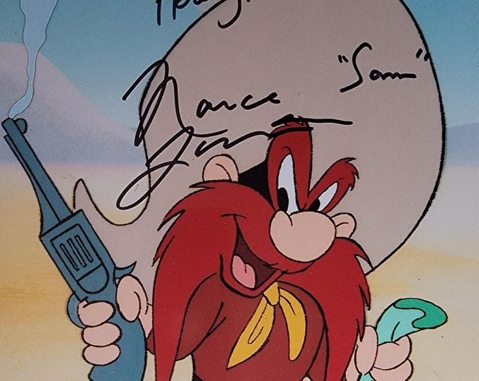 Maurice LaMarche Authentic Signed 8x10 Photo W/ Beckett 3rd Party Authentication Yosemite Sam