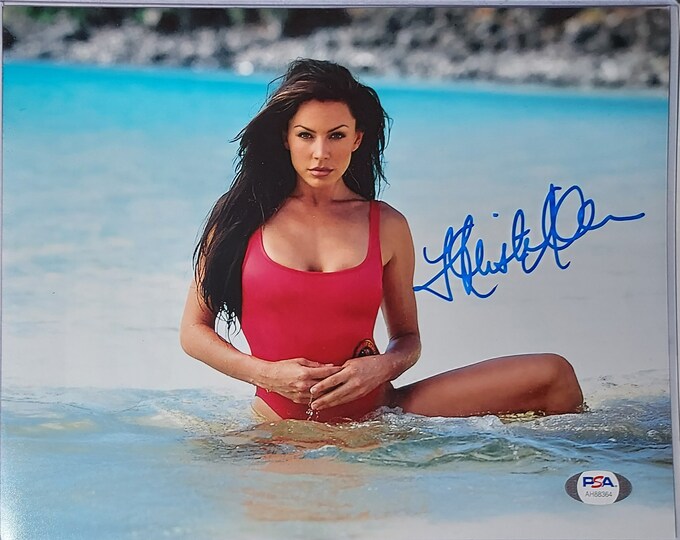 Krista Allen Authentic Signed 8x10 Photo W/ PSA COA - Baywatch