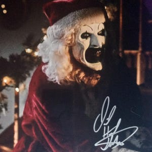 David Howard Thornton Authentic Signed 8x10 Photo W/ 3rd Party Authentication & Lighthouse COA - Terrifier - Art The Clown