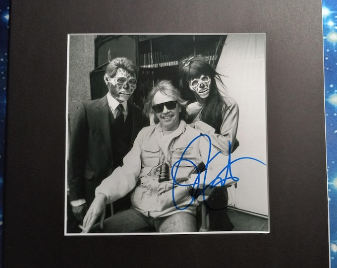 John Carpenter Authentic signed 8x8 photo with a frame ready 12x12 matting and comes with 3rd party COA They Live
