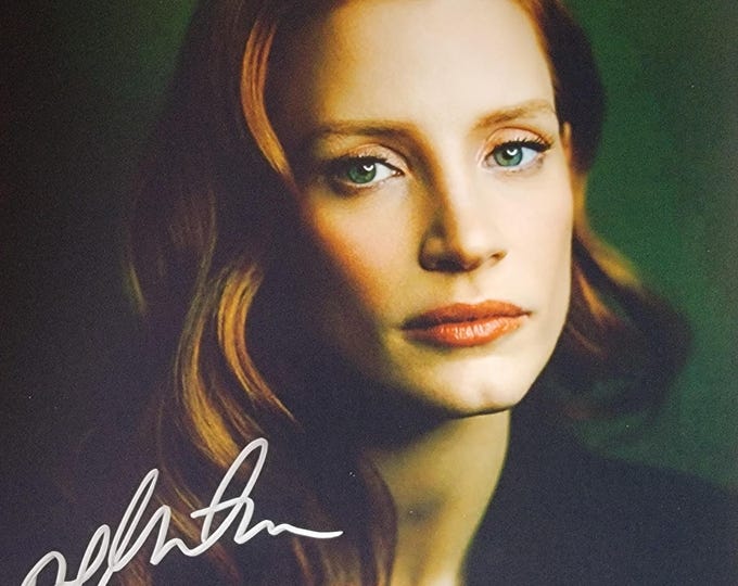 Jessica Chastain Authentic Signed 8x10 Photo W/ Beckett BAS COA