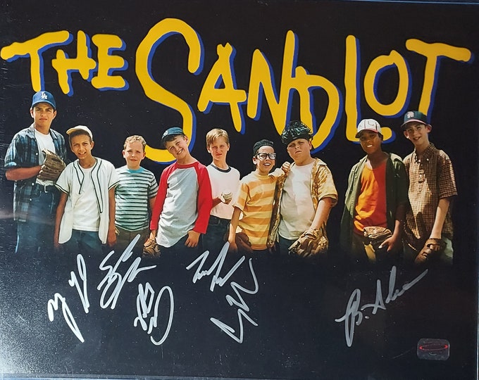 The Sandlot Cast (6) Authentic Signed 11x14 Photo W/ Fitterman Sports Hologram