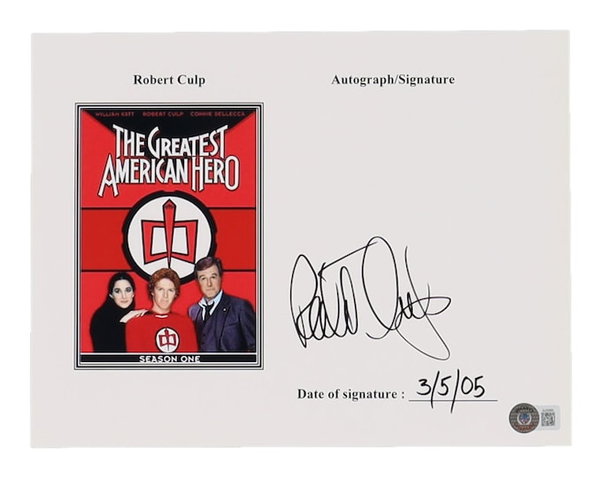 Robert Culp Authentic Signed "The Greatest American Hero" 8x10 Photo W/ Beckett COA