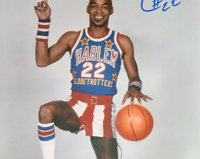 Fred "Curly" Neal Authentic Signed 8x10 Photo W/ 3rd Party Authentication - Harlem Globetrotters - (d.2020)