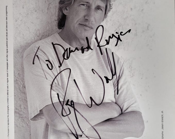 Roger Waters Authentic Signed 8x10 Photo W/ Beckett BAS LOA Pink Floyd