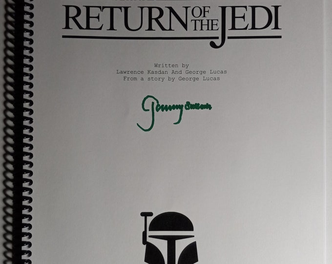 Jeremy Bulloch Authentic Signed Movie Script W/ JSA COA - (limited signed edition) - Boba Fett - Star Wars