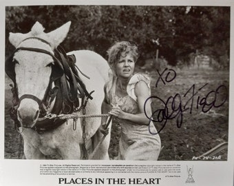 Sally Field Authentic Vitage Signed 8x10 Photo W/ 3rd party Authentication - Places In The Heart