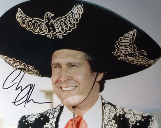 Chevy Chase Authentic Signed 8x10 Photo W/ A1COA - Three Amigo's