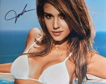 Jessica Alba 11x14 authentisches signiertes Foto mit Echtheitszertifikat: 0