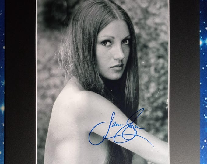 Jane Seymour Authentic Signed 8x10 Photo In A Frame Ready 11x14 Matting Display W/ 3rd Party COA Authentication