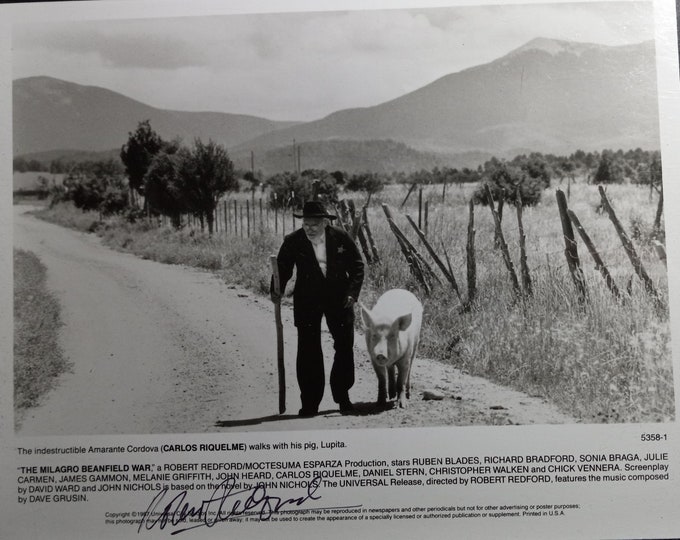 Robert Redford Authentic Signed 8x10 Photo W/ A1COA - Milargo Bean Field War - Directorial Debut