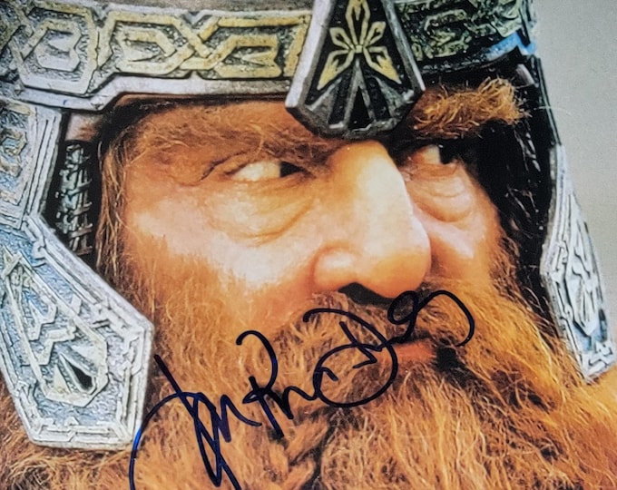 John Rhys-Davies Authentic Signed 8x10 Photo W/ Beckett COA - LOTR - The Hobbit