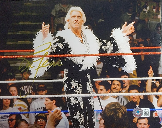 Ric Flair Authentic Signed 8x10 Photo W/ Beckett BAS COA