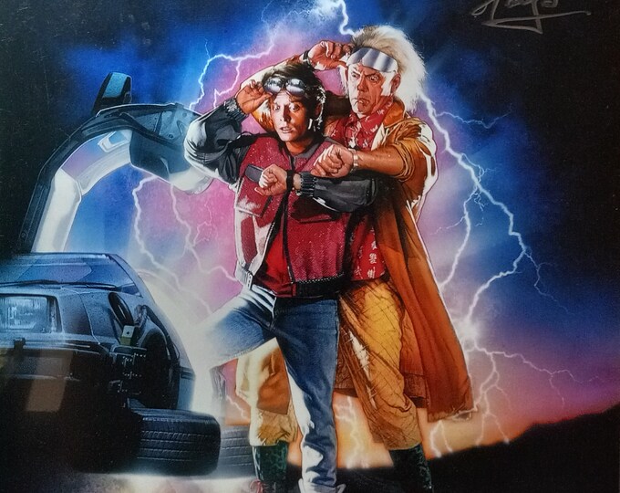 Christopher Lloyd 16x20 Authentic Signed Photo W/ Beckett COA - Back To The Future