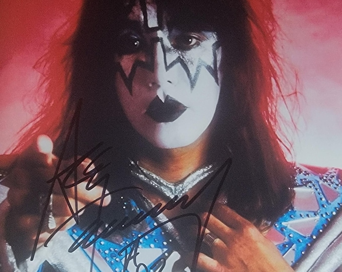 Ace Frehley 8x10 Authentic Signed Photo W/ Lighthouse & 3rd Party COA's - The Spaceman - KISS