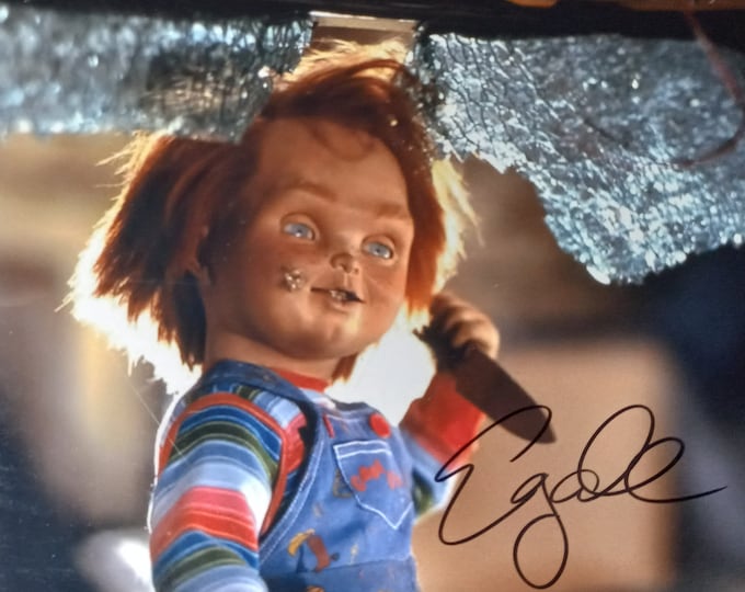 Ed Gale Authentic Signed 8x10 Photo W/ Lighthouse COA - Chucky - Childs Play