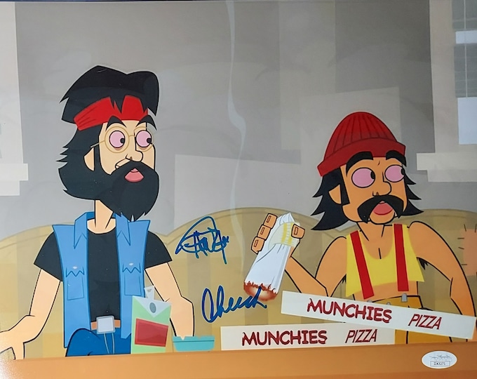 Cheech & Chong 11x14 Authentic Dual Signed Photo W/ JSA COA