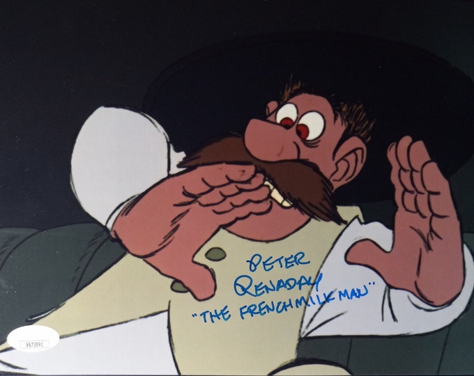 Peter Renaday Authentic Signed 8x10 Photo W/ JSA Authentication - The Aristocats
