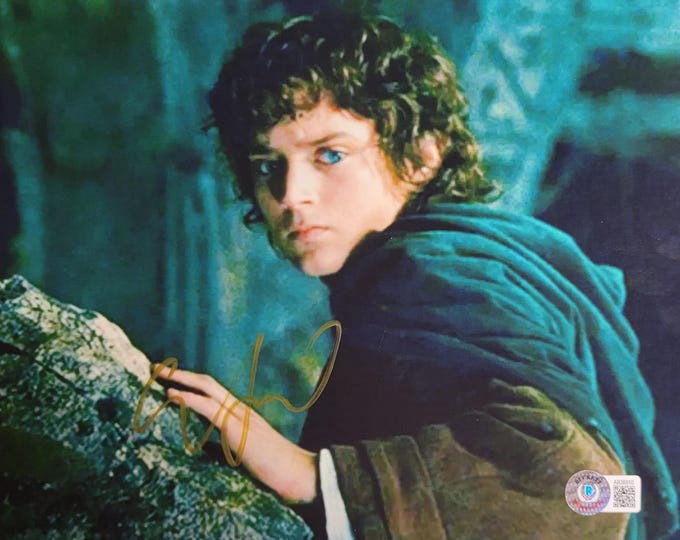 Elijah Wood Authentic Signed 8x10 Photo W/ Beckett BAS COA Hobbit LOTR Froto