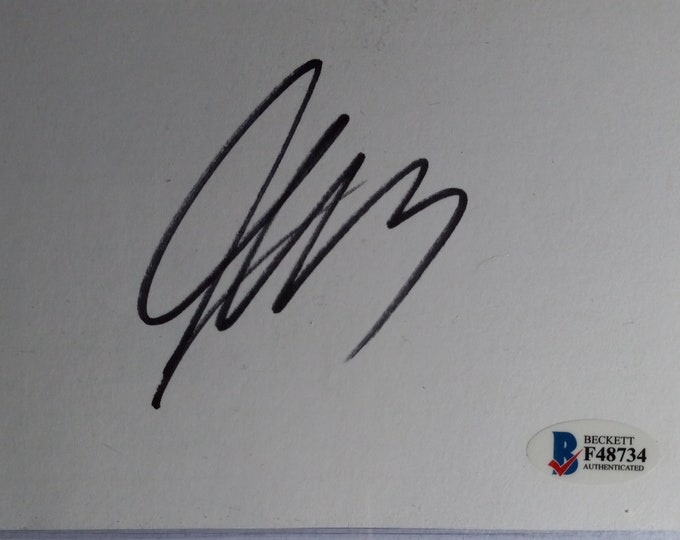 Georges St. Pierre 3x5 Authentic Signed Index Card W/ Beckett COA - UFC