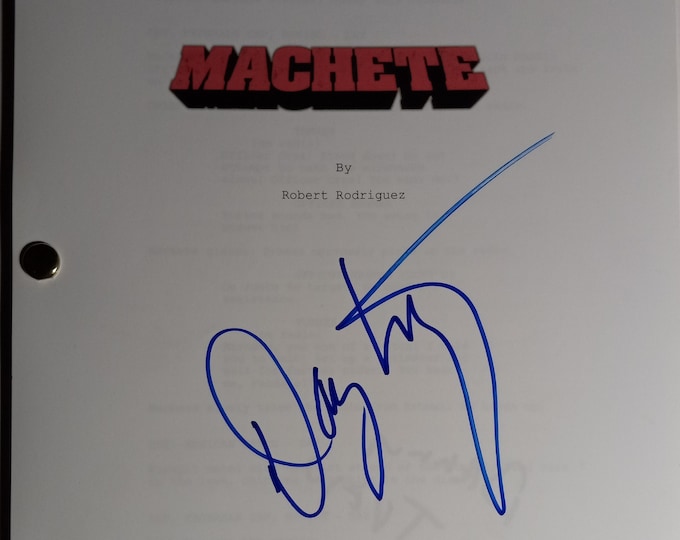 Danny Treju Authentic Signed Full Movie Script W/ Beckett Authentication - Machete