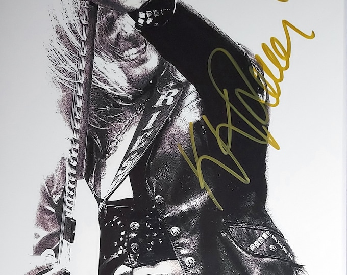 K.K. Downing Authentic Signed 8x10 Photo W/ Beckett COA - Judas Priest