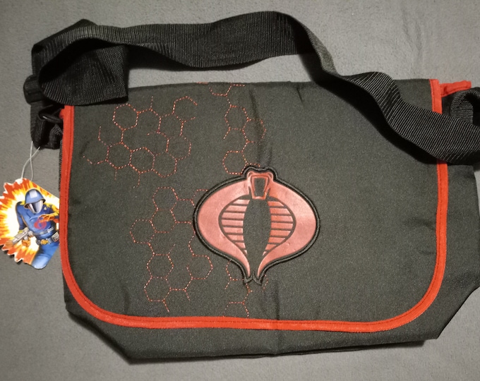Vintage GI Joe Messenger Bag NOS With Tags Cobra Hasbro