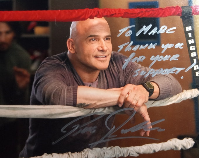Bas Rutten Authentic Signed 8x10 Photo W/ COA - ufc mma LEGEGND - Inscribed: "To Marc, Thank You For Your Support"