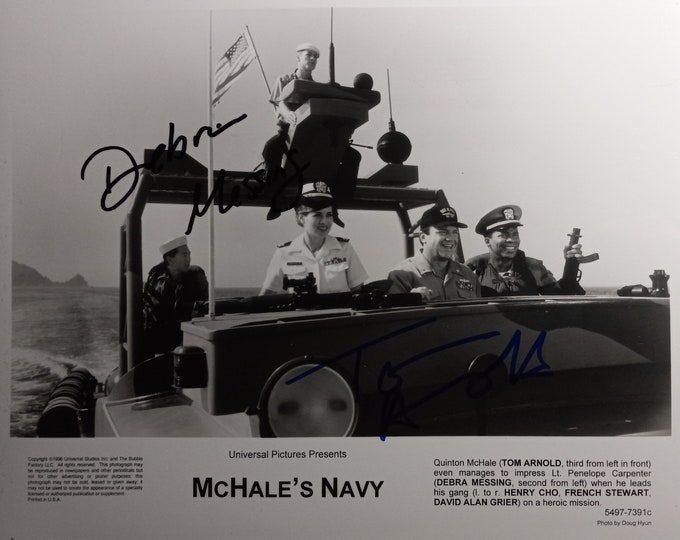 Debra Messing Authentic Signed 8x10 Photo W/ 3rd party Authentication - McHale's Navy