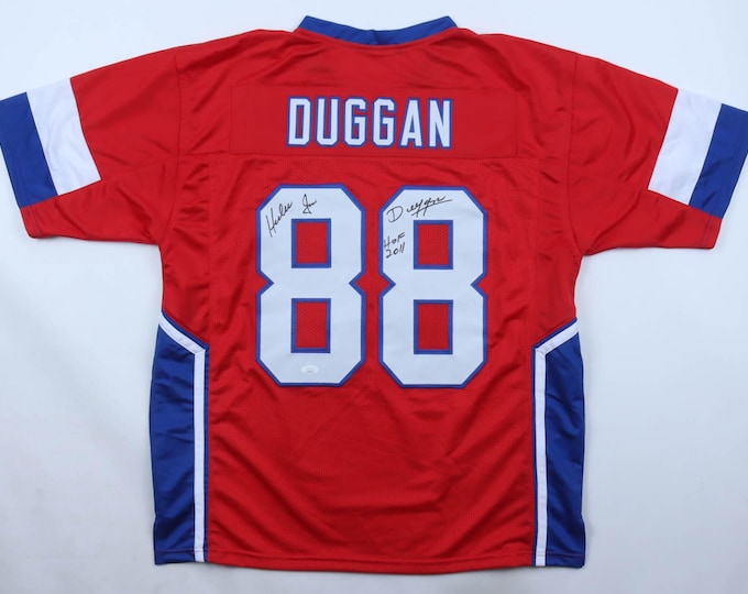 Hacksaw Jim Duggan Authentic Custom Signed Jersey W/ JSA COA  wcw wwe wwf awa hof nwa wccw gwf