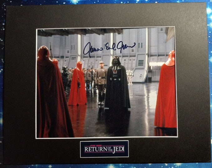 James Earl Jones Authentic Signed 8"x10" Photo With A Custom 11"x14" Frame Ready Matte + 3rd Party COA Authentication - Star Wars - Vader
