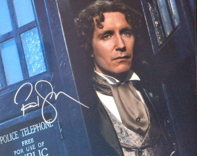 Paul McGann Authentic Signed 8x10 Photo W/ A1COA - Doctor Who