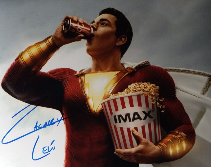 Zachary Levi Authentic Signed 8x10 Photo W/ COA - Shazam!