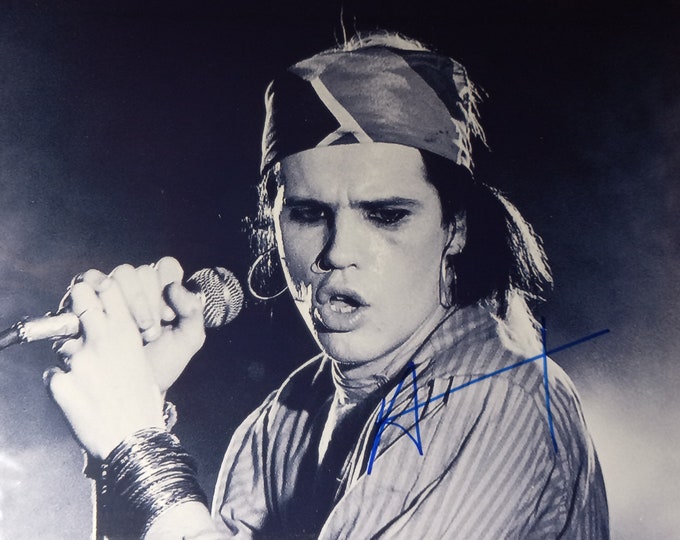 Ian Astbury 8.5x11 Authentic Signed Photo W/ 3rd Party Authentication - The Cult - The Doors - RARE Signer